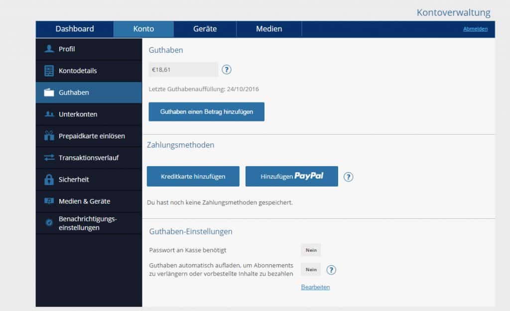 PSN Playstation Guthaben mit Prepaid Karte aufladen