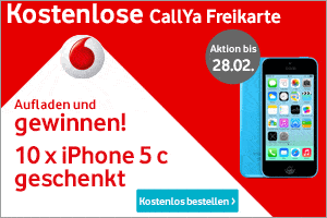 Callya Prepaid Freikarte 9 Cent Minute