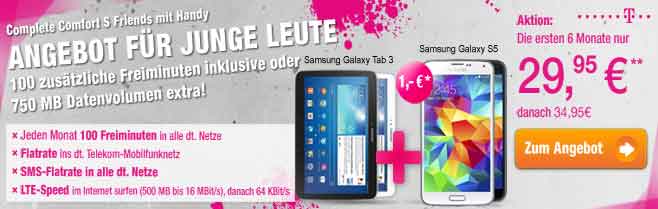 Telekom Complete Comfort S Friends ab 29,95€ mtl