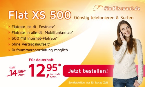Handy Weekend Deal: AllNet Flat 12.95€ mtl