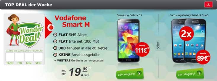 G900F Galaxy S5 + Vodafone Smart M 19.99€ mtl