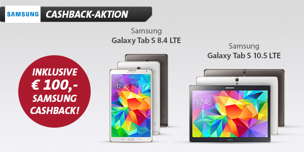 Samsung Galaxy Tab S 8.4 LTE + OTELO-Allnet-Flat XL