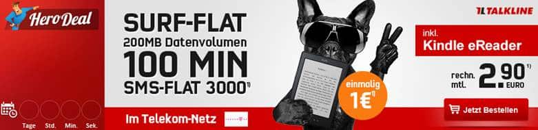 Talkline Telekom Talk Easy 100 Special 2.90€ mtl