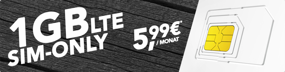 o2 Allnet Flat + 1 GB LTE nur 5,99€ mtl.