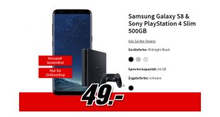 Galaxy S8 & Sony PS4 mit Allnet Flat nur 24,99€ mtl.