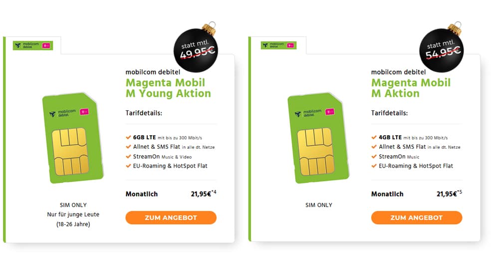 Magenta Mobil M Young Mit Handy Magenta Mobil M Young Telekom 6GB LTE nur 21,95€ mtl. - HandyTarifTipp