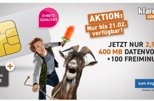 100 Min mit 400MB Internet und 24€ Amazon Gutschein nur 2,99€