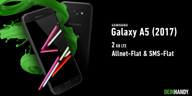 Galaxy A5 mit 2 GB LTE und Allnet nur 14,99€ mtl.