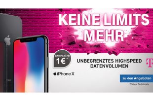 Telekom Magenta Mobil XL mit iPhone X für 99,95€ mtl.