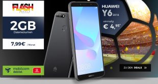 Huawei Y6 (2018) mit 2 GB Allnet nur 7,99€ mtl.