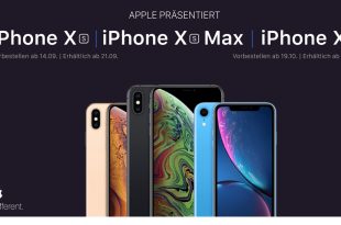 Apple iPhone Xs und Xr mit bis zu 11GB LTE