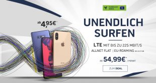 Unendlich Surfen mit Smartphone nur 54,99 mtl.