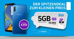 Galaxy A7 mit 5 GB LTE nur 19,99€ mtl.