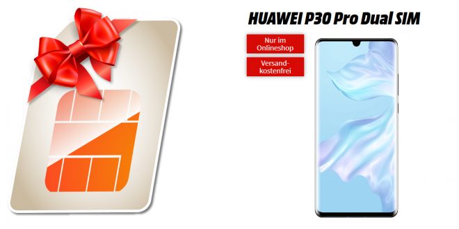 HUAWEI P30 Pro mit 20 GB LTE nur 34,99€