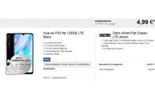 Huawei P30 lite + 5GB LTE nur 24,99€