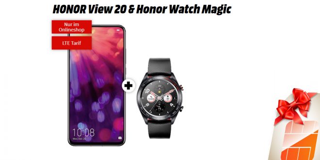 HONOR View 20 & Honor Watch mit 1GB LTE nur 21,99€