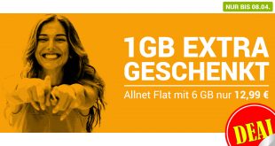 6GB LTE Allnet nur 12,99€
