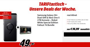 Galaxy S9+ mit Xbox One X und 10GB Daten