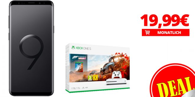 Galaxy S9+ mit Xbox One S nur 19,99€