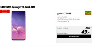 Galaxy S10 mit 6GB LTE nur 36,99€