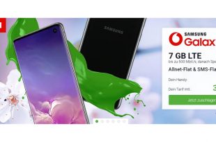 Galaxy S10 mit 7GB LTE nur 36,99€