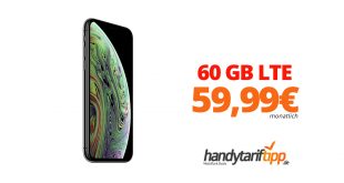 iPhone Xs mit 60 GB LTE nur 59,99€