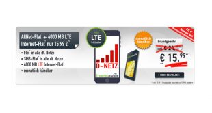 4 GB LTE +monatlich kündbar+ Vodafone nur 15,99€