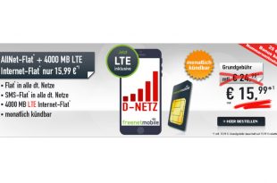 4 GB LTE +monatlich kündbar+ Vodafone nur 15,99€