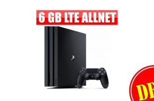 6 GB LTE + PLAYSTATION 4 PRO 29,99€