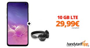 Galaxy S10e & AKG Y500 mit 10 GB LTE nur 29,99€