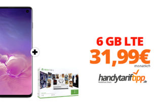 Galaxy S10 & Xbox mit 6 GB LTE nur 31,99€