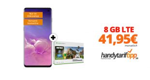 Galaxy S10 & Xbox mit 8 GB LTE Telekom Netz nur 41,95€