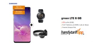 Galaxy S10 & Galaxy Watch BT & AKG Y500 mit 6 GB LTE nur 36,99€