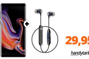 Galaxy Note9 & Sennheiser CX6 im Telekom Netz mit 2 GB LTE nur 29,95€