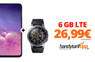 Galaxy S10e & Galaxy Watch mit 6 GB LTE nur 26,99€