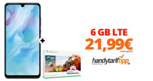 Huawei P30 lite & Xbox mit 6 GB LTE nur 21,99€