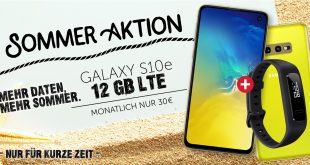 Galaxy S10e + 12 GB LTE im Telekom Netz nur 30€