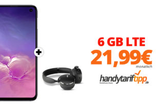 Galaxy S10e & AKG Y500 mit 6 GB LTE nur 21,99€