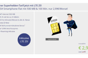 Telekom Netz: 500 MB & 100 Min. nur 2,99€