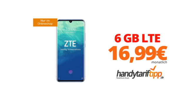 ZTE AXON 10 Pro mit 6 GB LTE nur 16,99€