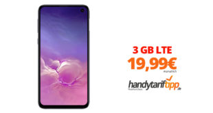 Galaxy S10e mit 3 GB LTE nur 19,99€