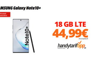 Galaxy Note10+ mit 18GB LTE Telekom nur 44,99€