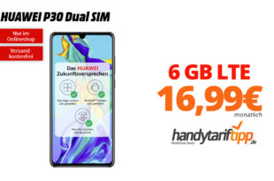 HUAWEI P30 mit 6 GB LTE im Telekom oder Vodafone Netz nur 16,99€