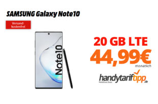 Galaxy Note10 mit 20GB LTE nur 44,99€