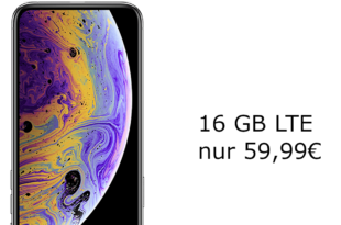 iPhone Xs mit 16 GB LTE nur 59,99€