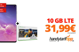 Galaxy S10 & Xbox One S mit 10GB LTE nur 31,99€