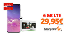 Galaxy S10 & Xbox One S mit 6 GB LTE Telekom nur 29,95€