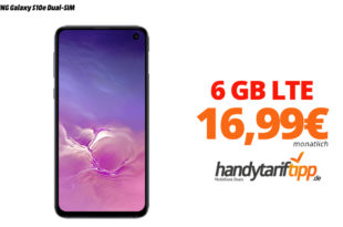 Galaxy S10e mit 6 GB LTE nur 16,99€