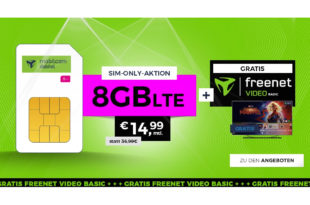 Telekom 8 GB LTE mit freenet Video nur 14,99€