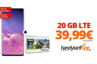 Galaxy S10+ & Xbox one S 1TB mit 20GB LTE nur 39,99€